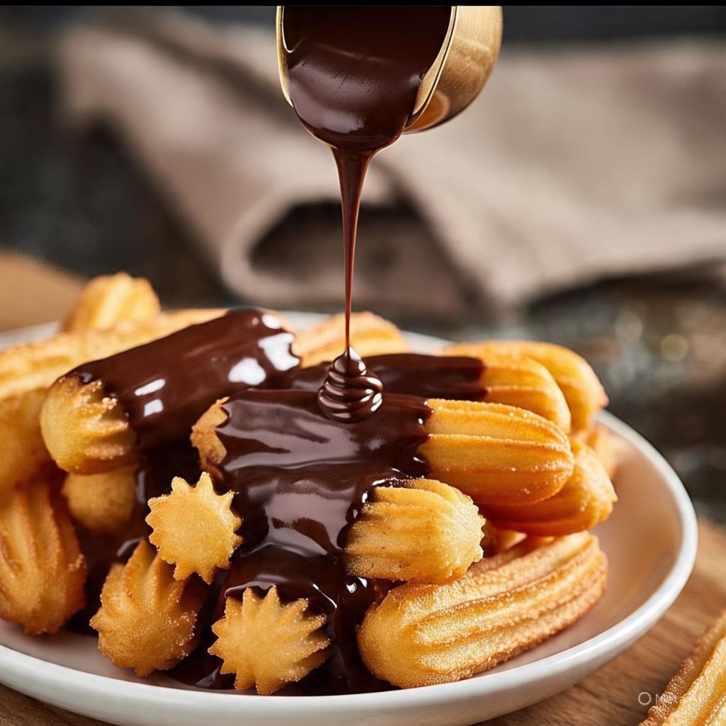 

roti churros mini + coklat