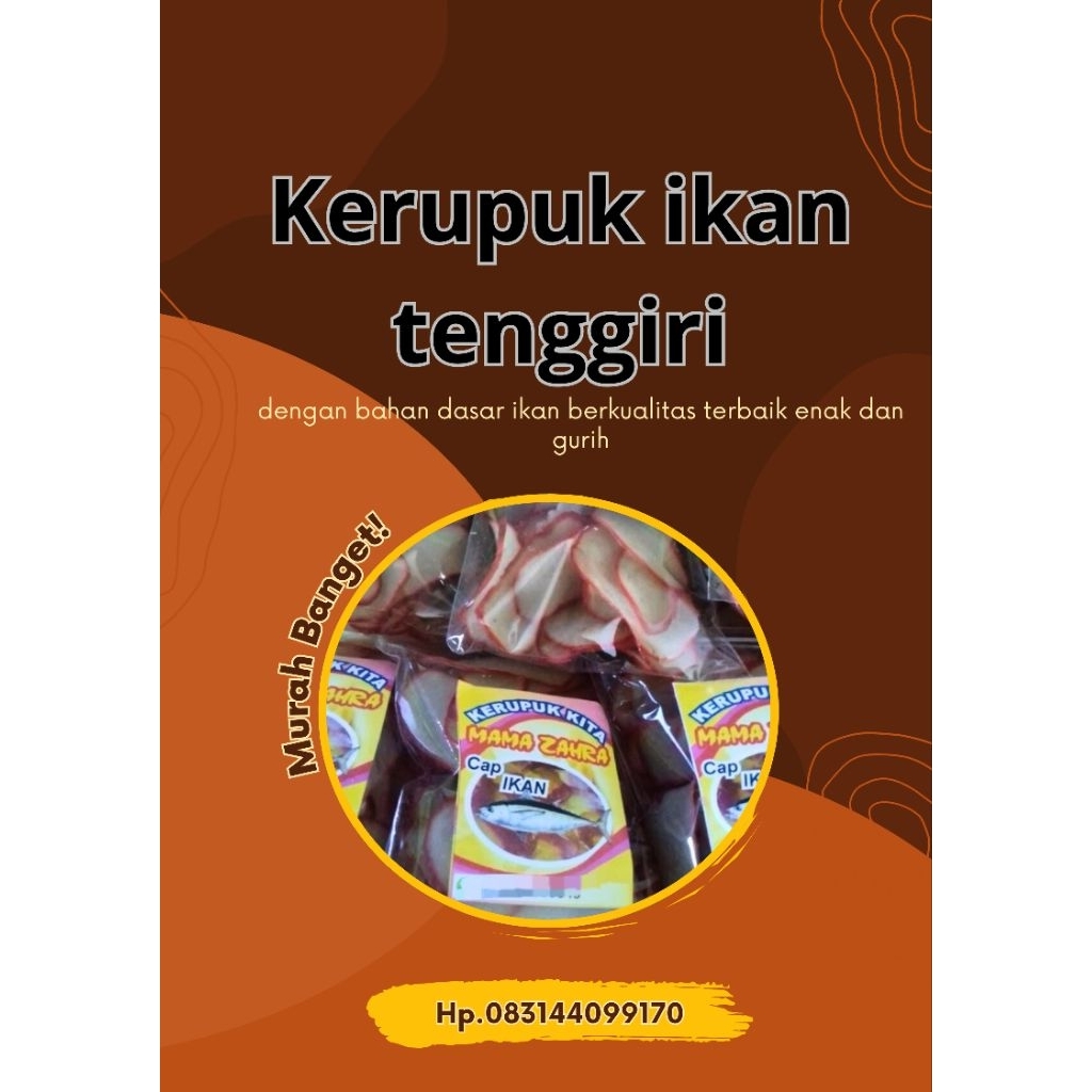 

kerupuk ikan khas tabunio