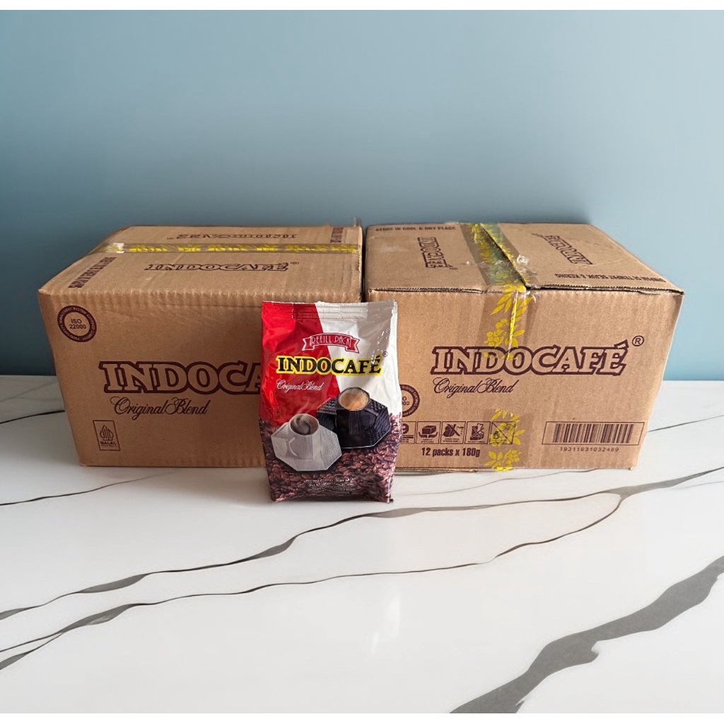 

Indocafe Original Blend 12 packs x 180 gr