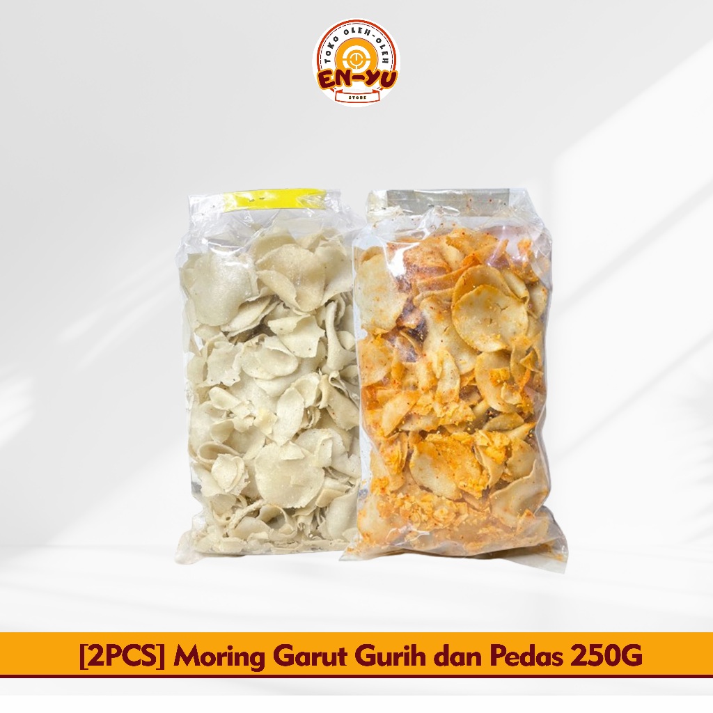 

[2 PCS] Keripik Moring Cimolring Molring Pedas Gurih Mix Asli Garut Renyah / KERIPIK PEDAS GURIH