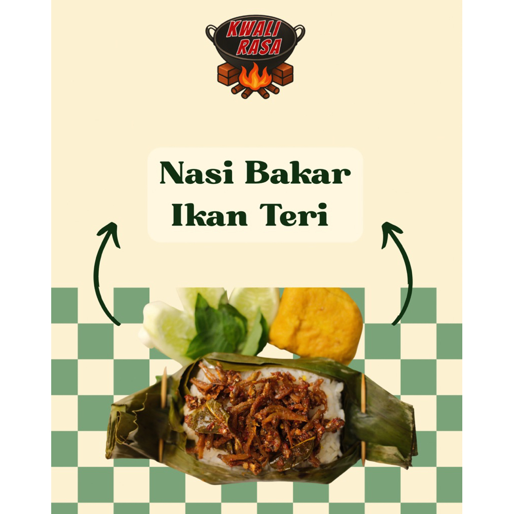 

Kwali Rasa Nasi Bakar Ikan Teri Pedas Gurih Favorite