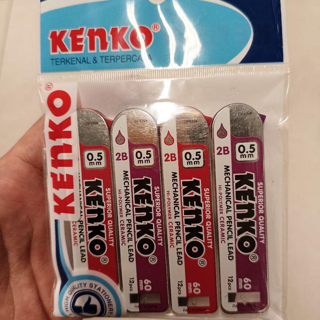 

Kenko Separe Lead 2B 0,5 MM (Isi 4 Pcs)