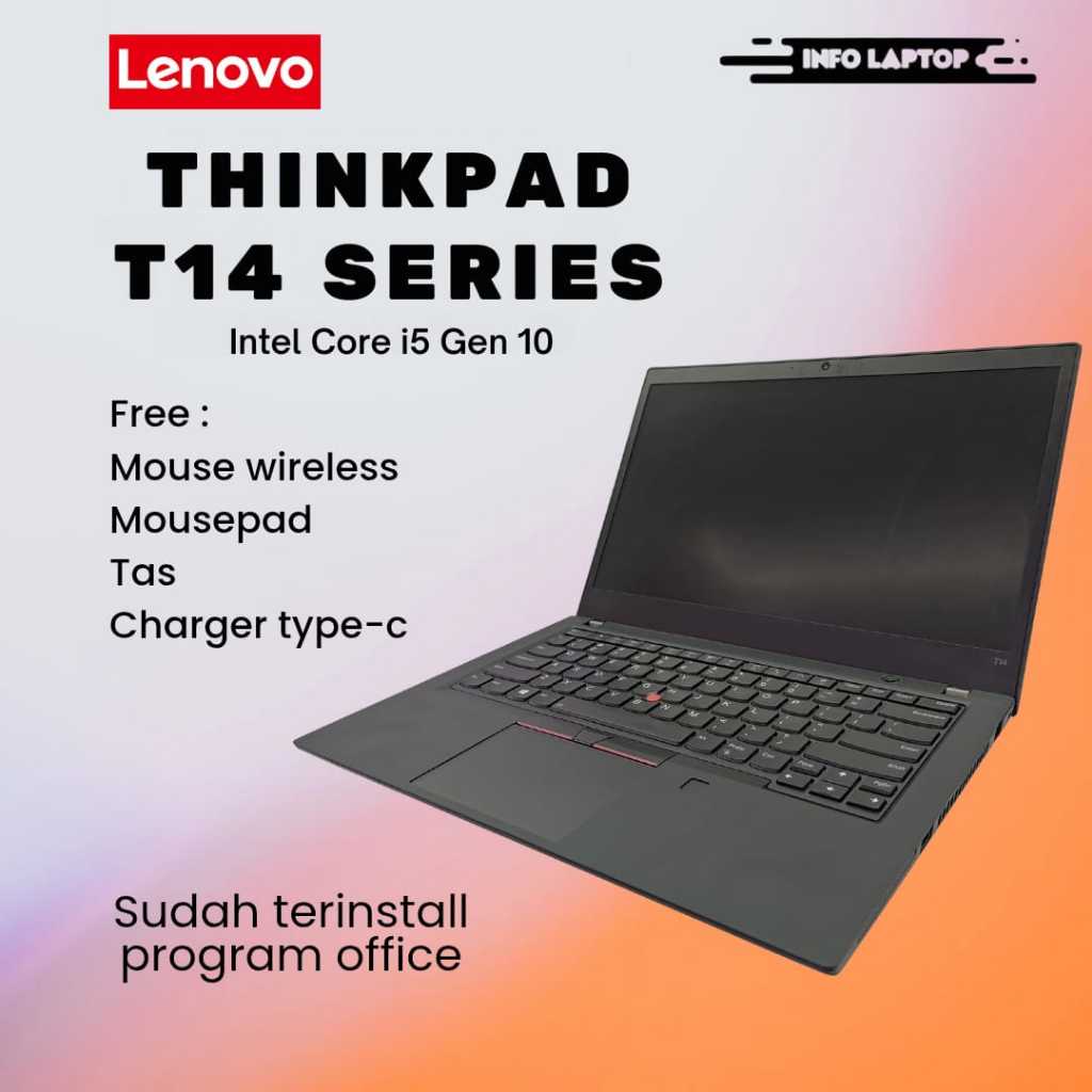 LAPTOP LENOVO THINKPAD T14 INTEL I5GEN10 16GB SECOND