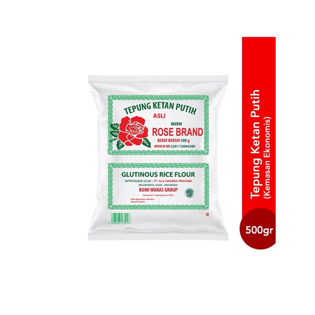 

Tepung Ketan Rose Brand 500G