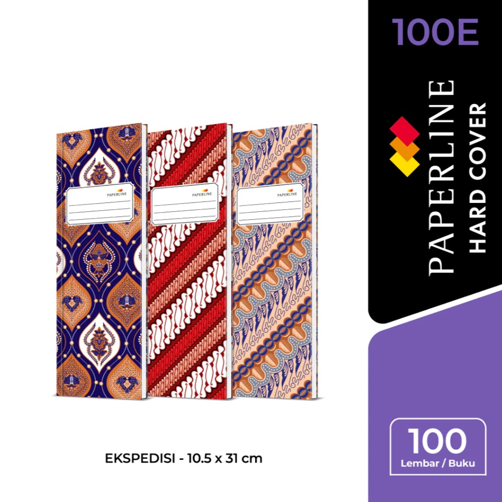 

Paperline Hard Cover Book 10.5 x 31 cm Buku Expedisi Ekspedisi PPL HC 100 E - Isi 100 Lembar