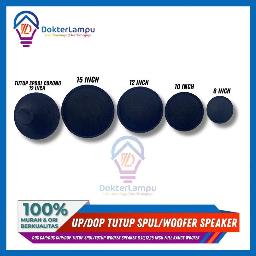 Dus cap/Dus cup/Dop tutup spul speaker 8-15 inch full range  woofer