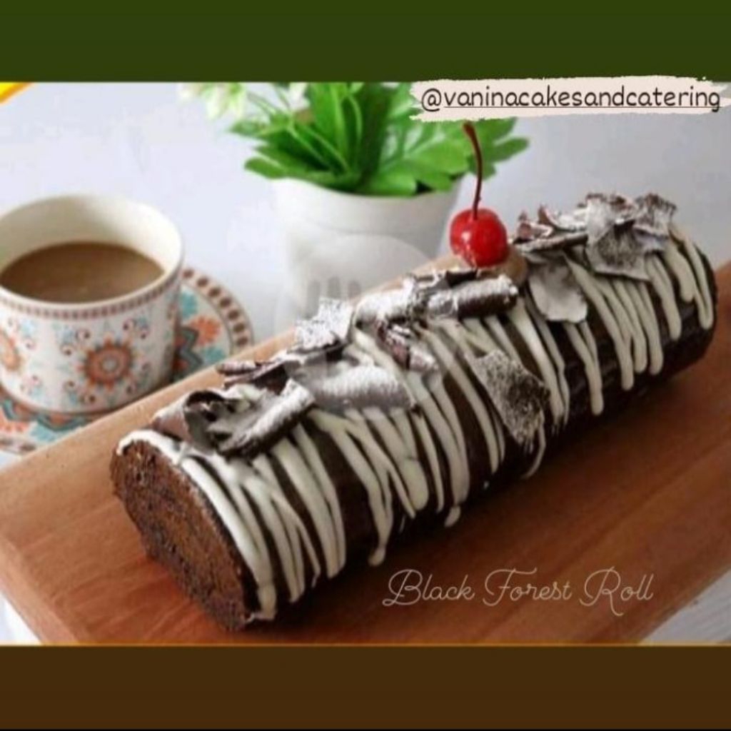 

Blackforest Cake / Chocolate Roll Cake / Bolu Gulung Coklat