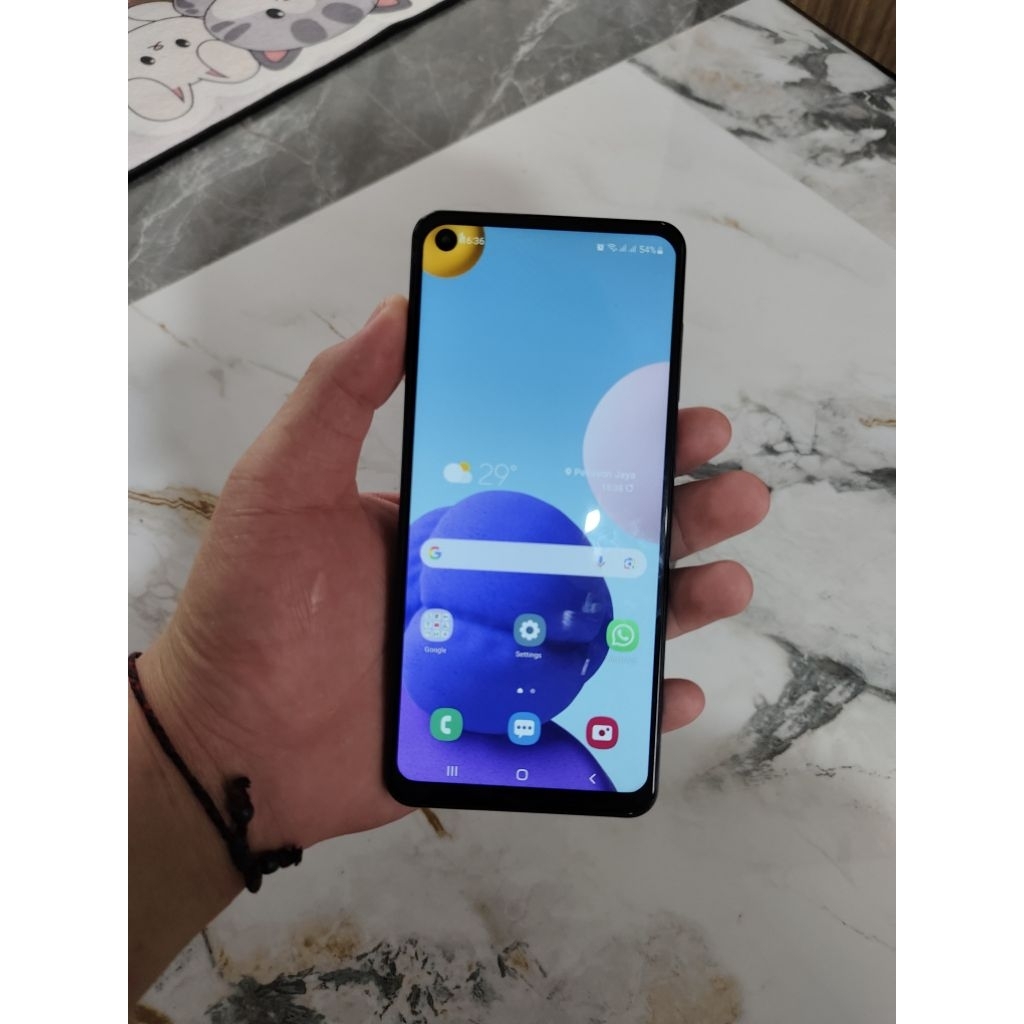 Samsung Galaxy A21s - Second - FULLSET - RAM 6/128 GB, Dual SIM, Android 12, Micro SD, 5000 mAh,