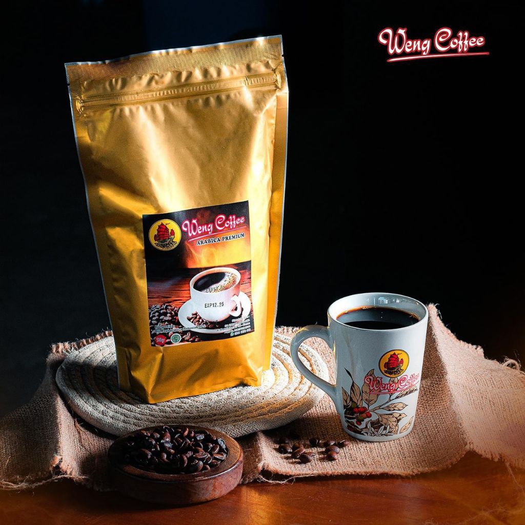 

Kopi Bubuk Weng Coffee ARABICA PREMIUM 500, Gram