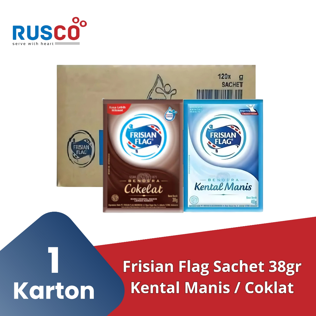 

Frisian Flag SKM/Coklat Sachet 38g [ 1 Karton 120 Pcs ]