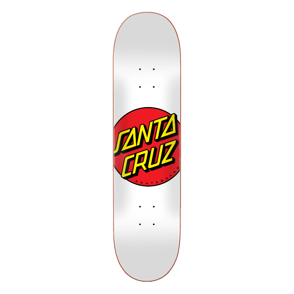 8.00 IN CLASSIC DOT SANTA CRUZ SKATEBOARD DECK