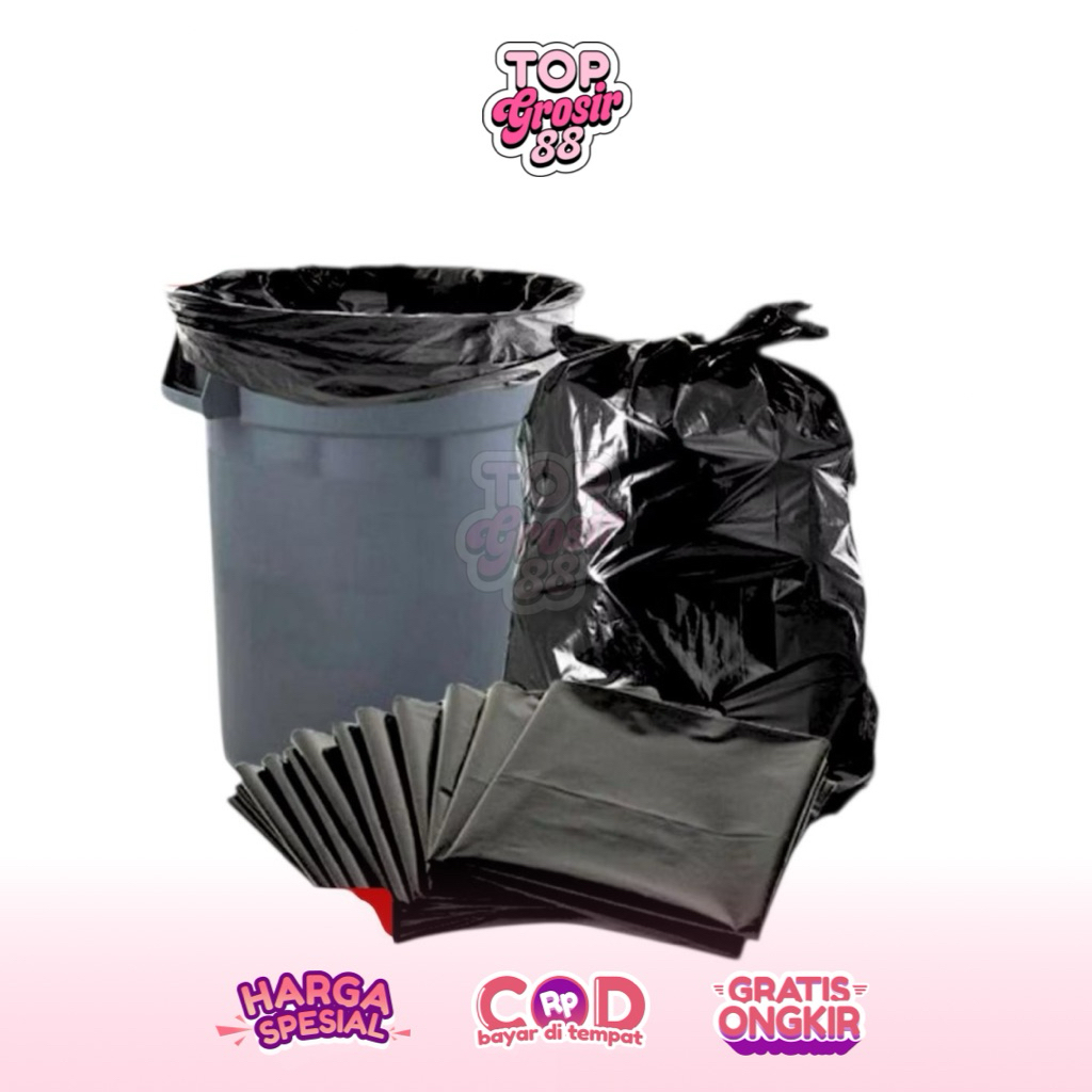 Plastik Sampah Besar Hitam isi 20 | Plastik Sampah Besar