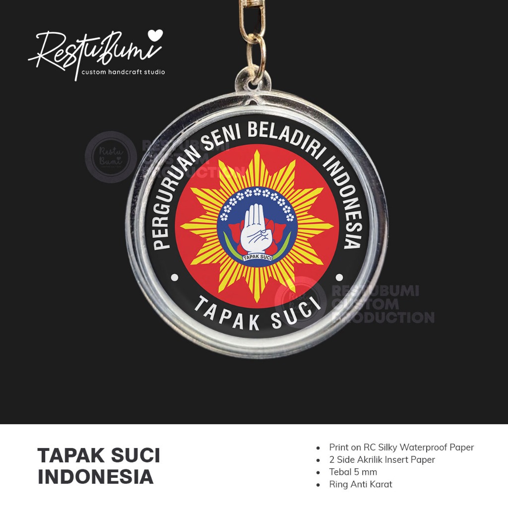 GANTUNGAN KUNCI TAPAK SUCI INDONESIA