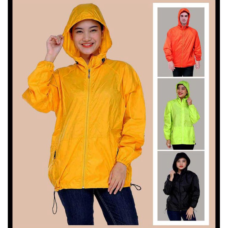 KODE V43S Jaket Sauna Olahraga Jaket Wanita Pria Sauna Suit Parasut Olahraga Running