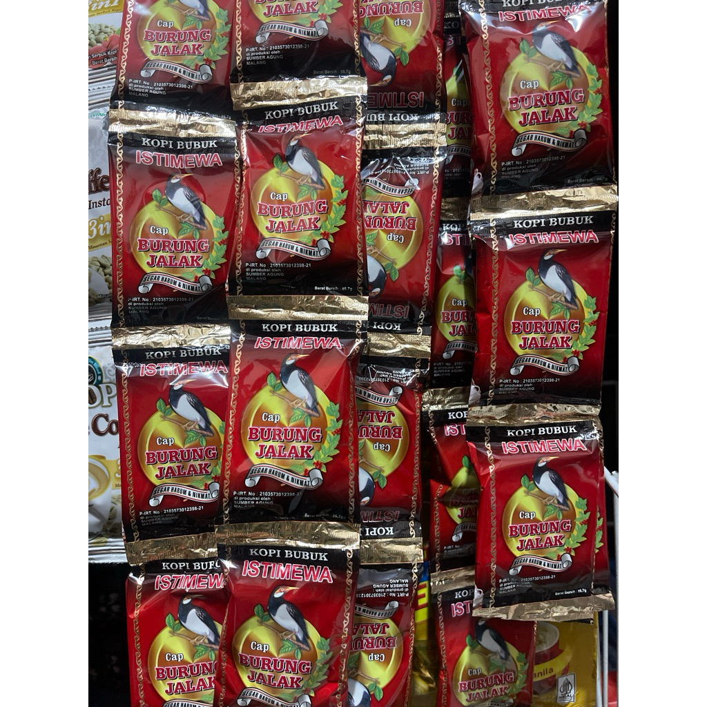 

kopi jalak renteng isi 10sachet