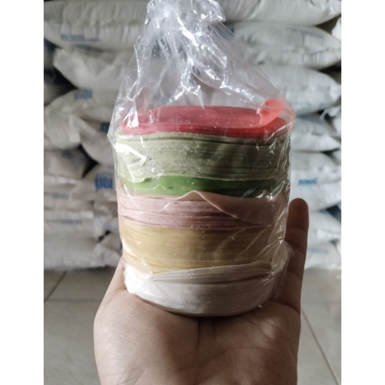 

Sale Oke Kulit Dimsum Putih Warna isi 13 biji