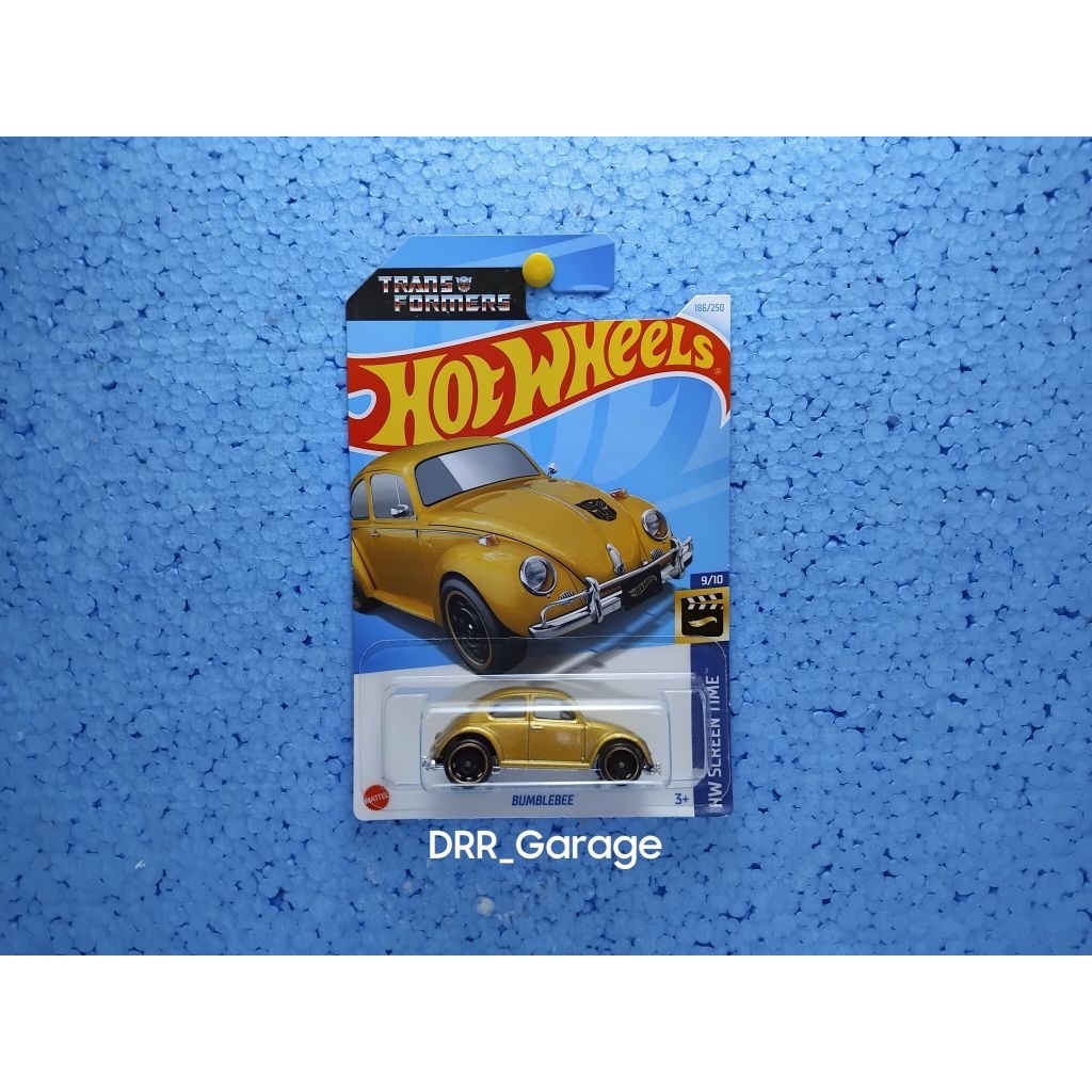 Hot Wheels VW Beetle Bumblebee (Gold)
