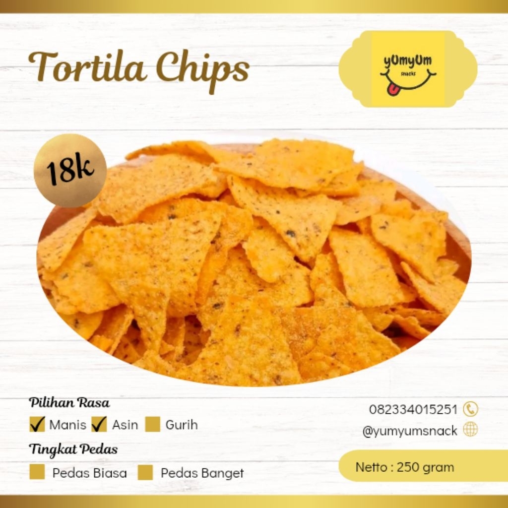 

Keripik Jagung Tortila TORTILLA Chips