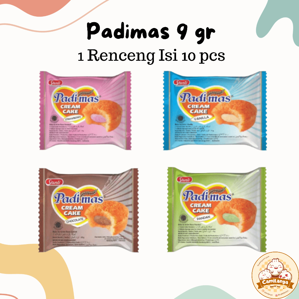 

Padimas Cream Cake 1 Pack/Pak Isi 10 pcs