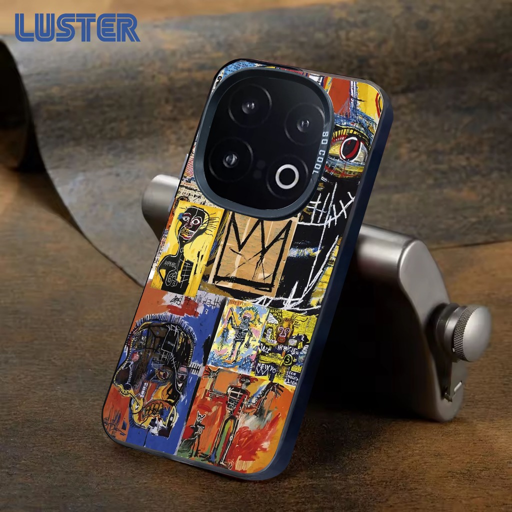 CASE IQOO 13 Z9 Z9X Casing Iqoo Premium Matte Hard Casing - Case IMD - Case Hologram Motif GRAFITI