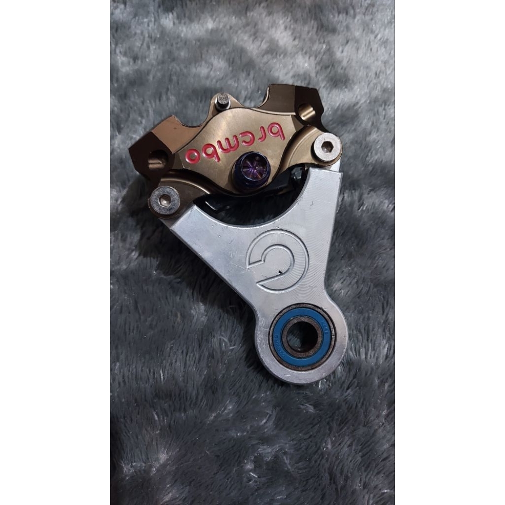 kaliper brembo 2p cnc set breket belakang