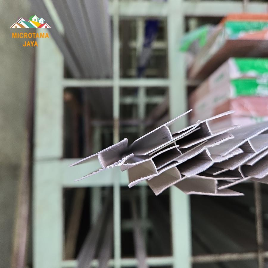 Lis H Aluminium - Sambungan Atap Polycarbonate