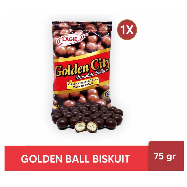 

L'AGIE CHOCOLATE GOLDEN CITY PCK 75g