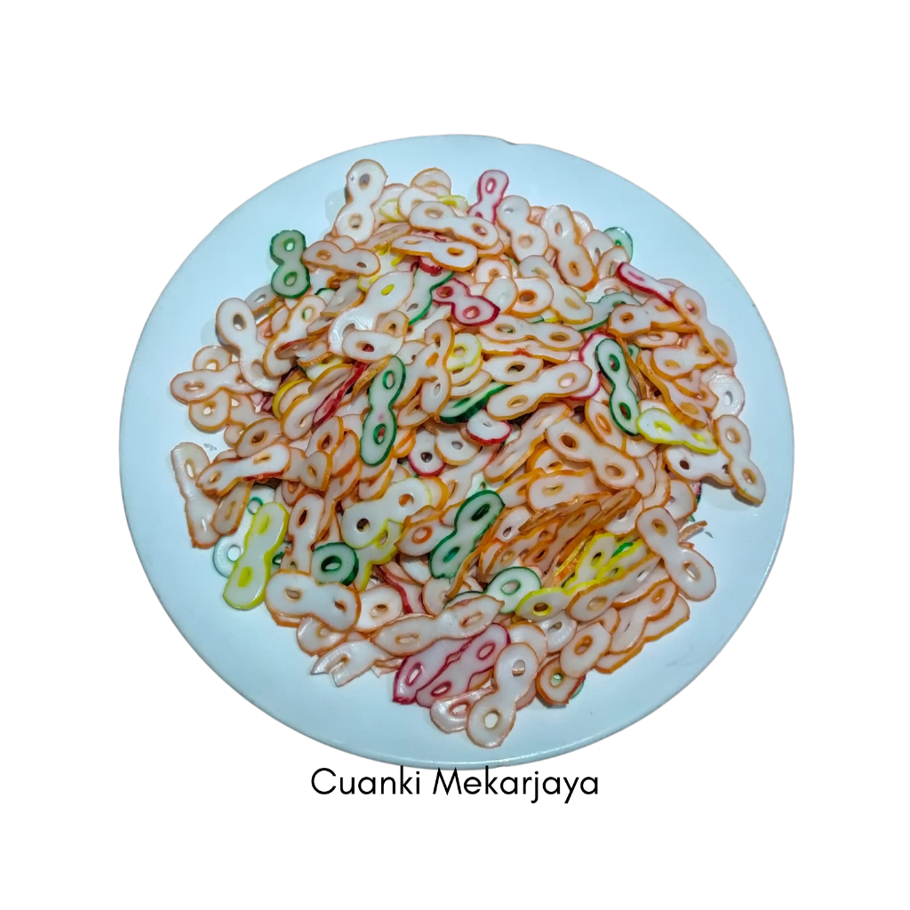 

Kerupuk Angka 8/Kacamata 500 GR