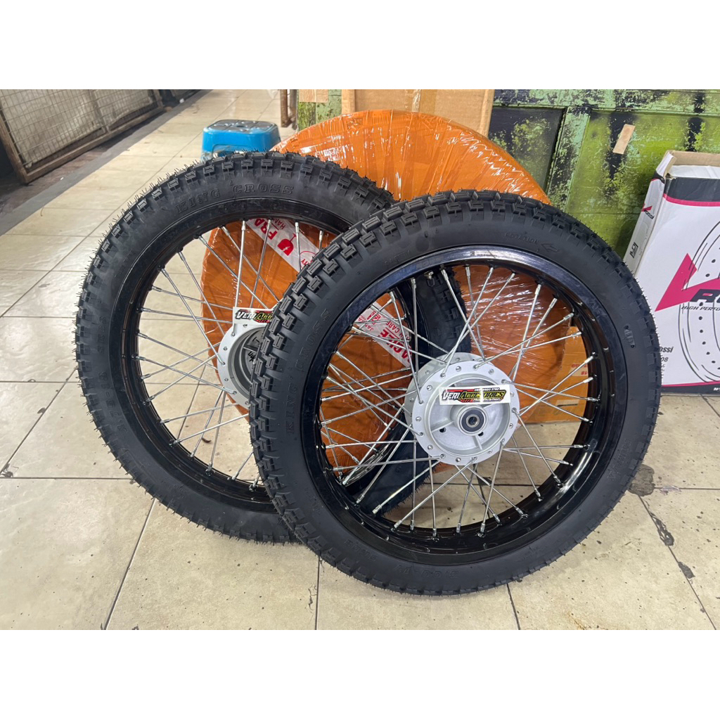 Ban set paket velg honda win ring 17 dan 18