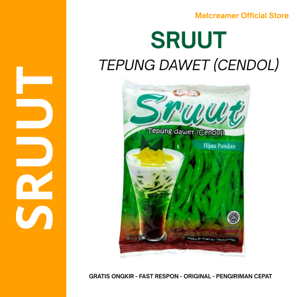 

Tepung Dawet Cendol Sruut Mr. Food 100gr / Tepung Dawet Cendol