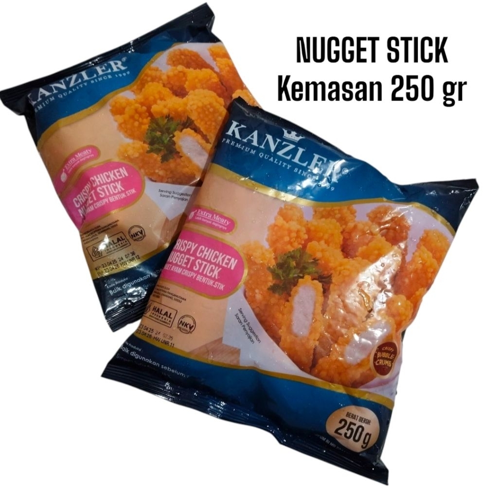 

NUGGET KANZLER CRISPY 250 GR BERBENTUK STIK