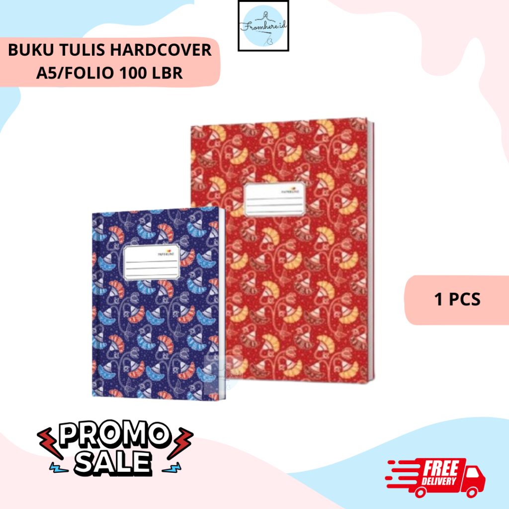 

BUKU HARDCOVER UKURAN A5 DAN F4 / BUKU TULIS BERGARIS KUARTO FOLIO / BUKU CATATAN KWARTO QUARTO