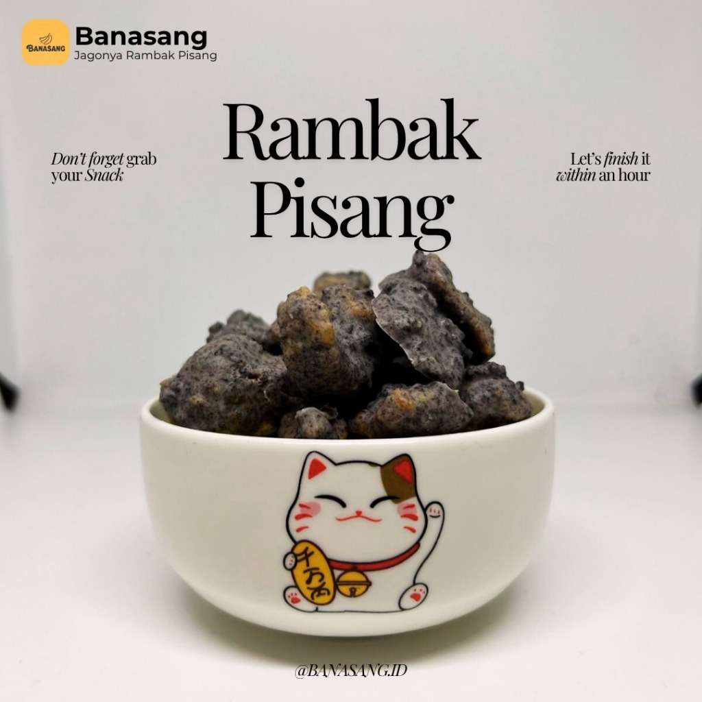 

Rambak Pisang Coating Coklat Banasang