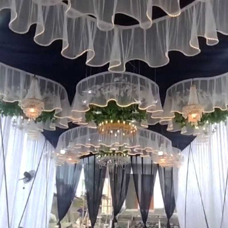 Lampu dekorasi tenda Skirting pelaminan / hiasan / pernikahan, lamaran, hajatan,pesta. Skirting Led.