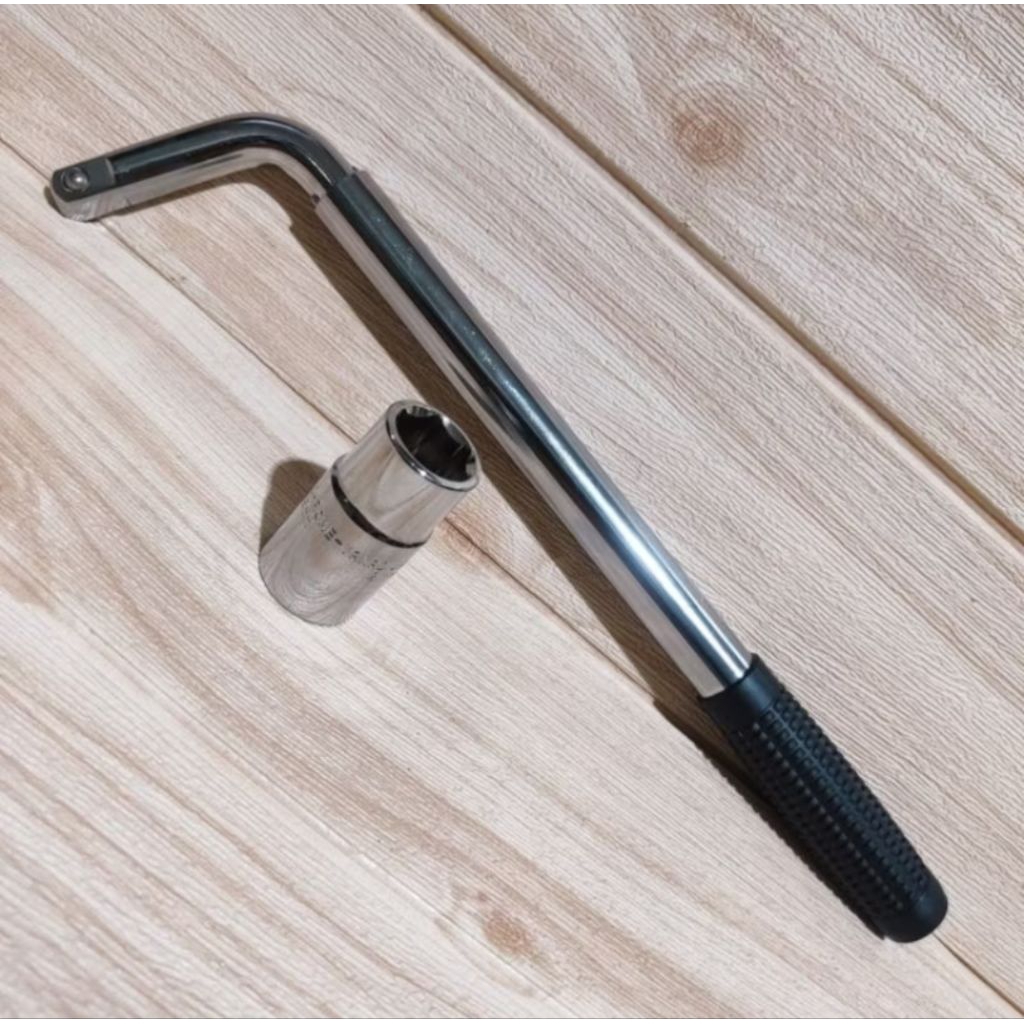 Kunci Roda Ban Mobil 19 - 21mm SJT Model Tarik Gagang Kunci Sok Socket