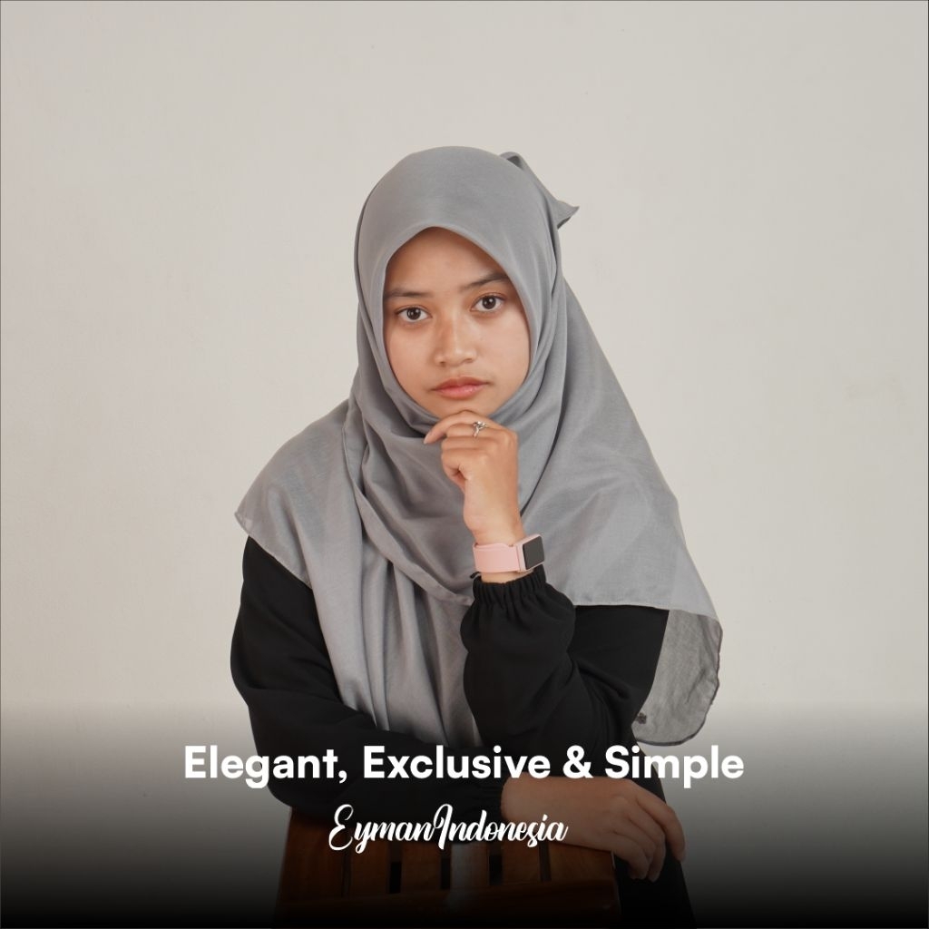 Ovalea Exclusive | Grey | Voal Arabian Premium Exclusive | EymanIndonesia