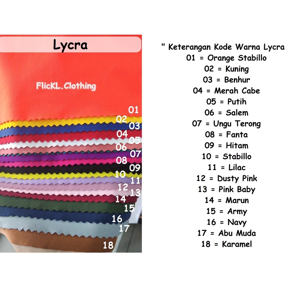 KODE C52G Kain Lycra Polos Bahan Lycra Spandex Lycra Sublim Spandex Lycra Polos Kilo