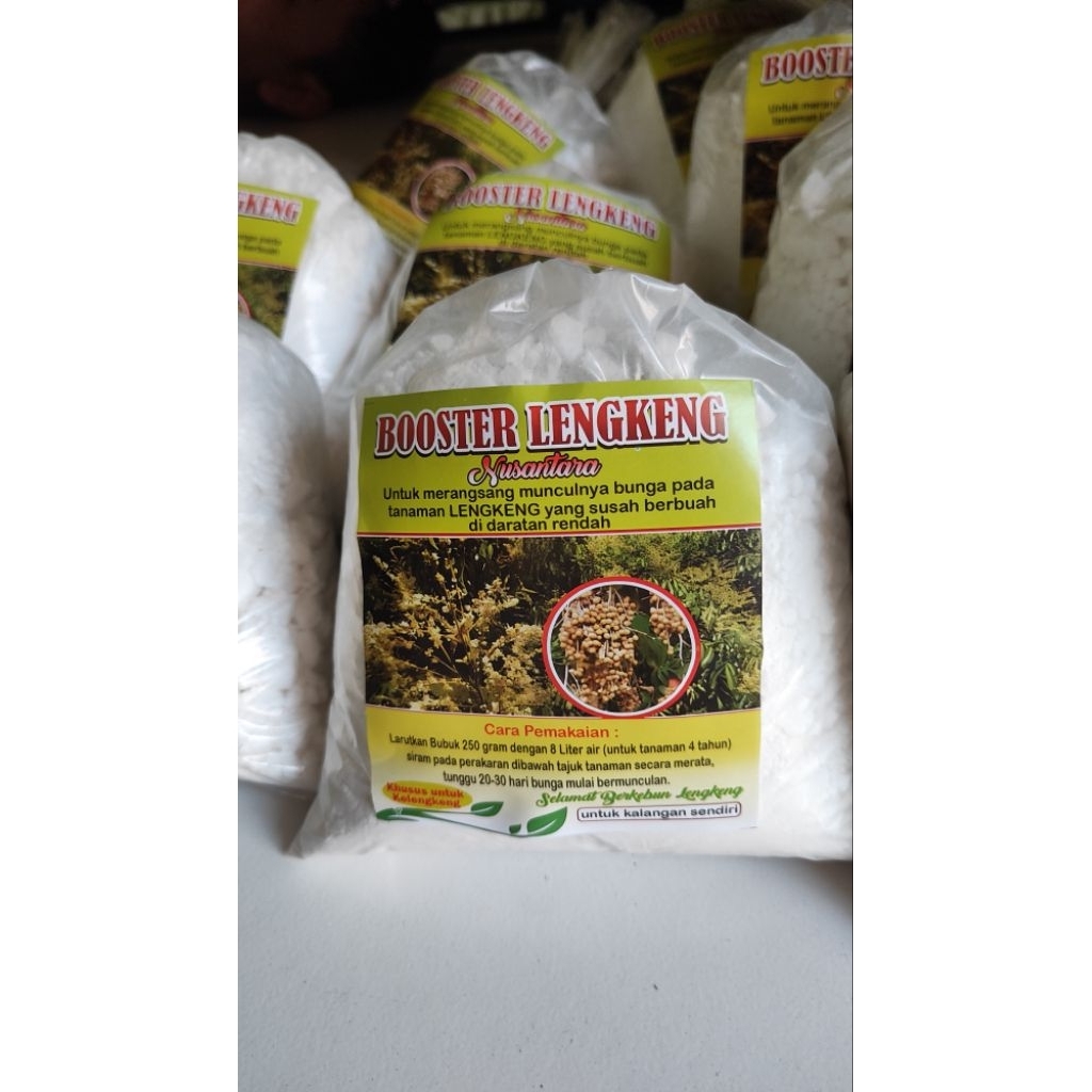 1ZAK 25KG PUPUK BOOSTER KELENGKENG ASLI NUSANTARA UNTUK MEMBUAHKAN POHON KELENGKENG