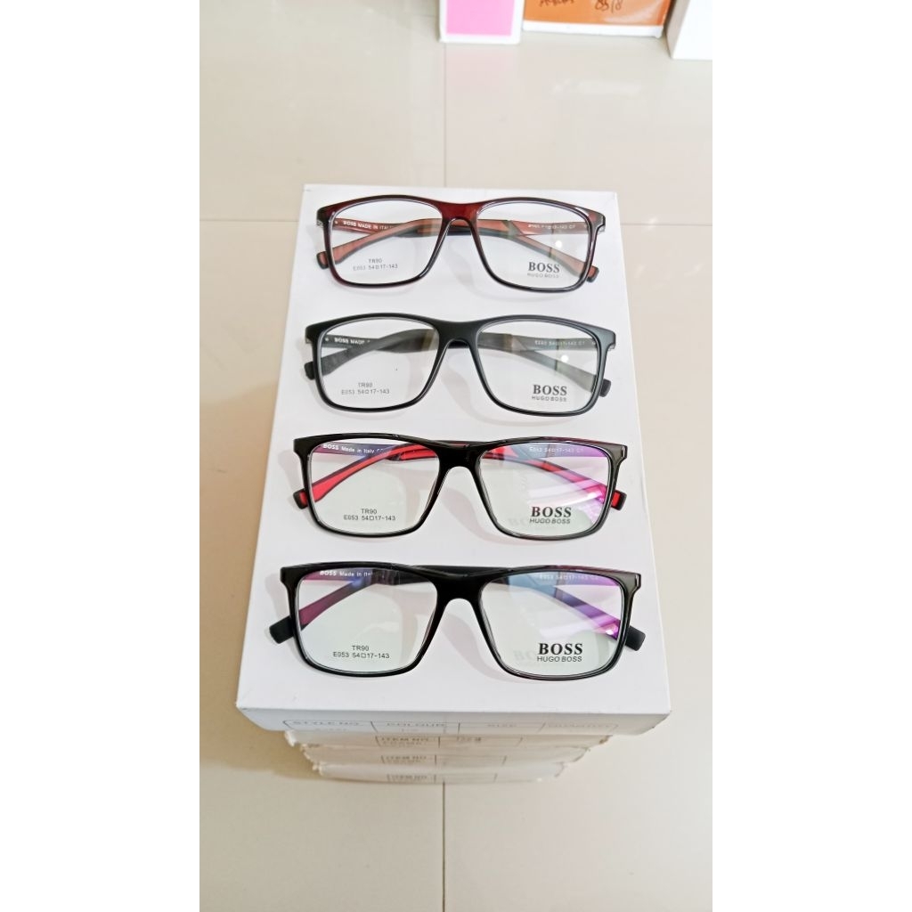 FRAME KACAMATA OPTIK MINUS/CYLINDRIS BLUERAY PHOTOCROMIK FRAME OPTIK KOTAK PRIA