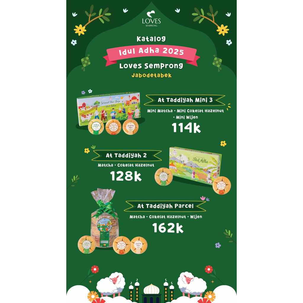 

Hampers Lebaran Loves Semprong | iduL adha | gift bingkisan hari raya