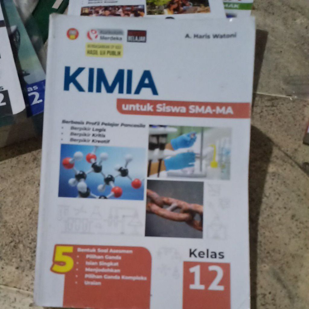 kimia kurikulum merdeka kelas 12/XII/3 yrama widya ORIGINAL DAN BEBAS CORETAN