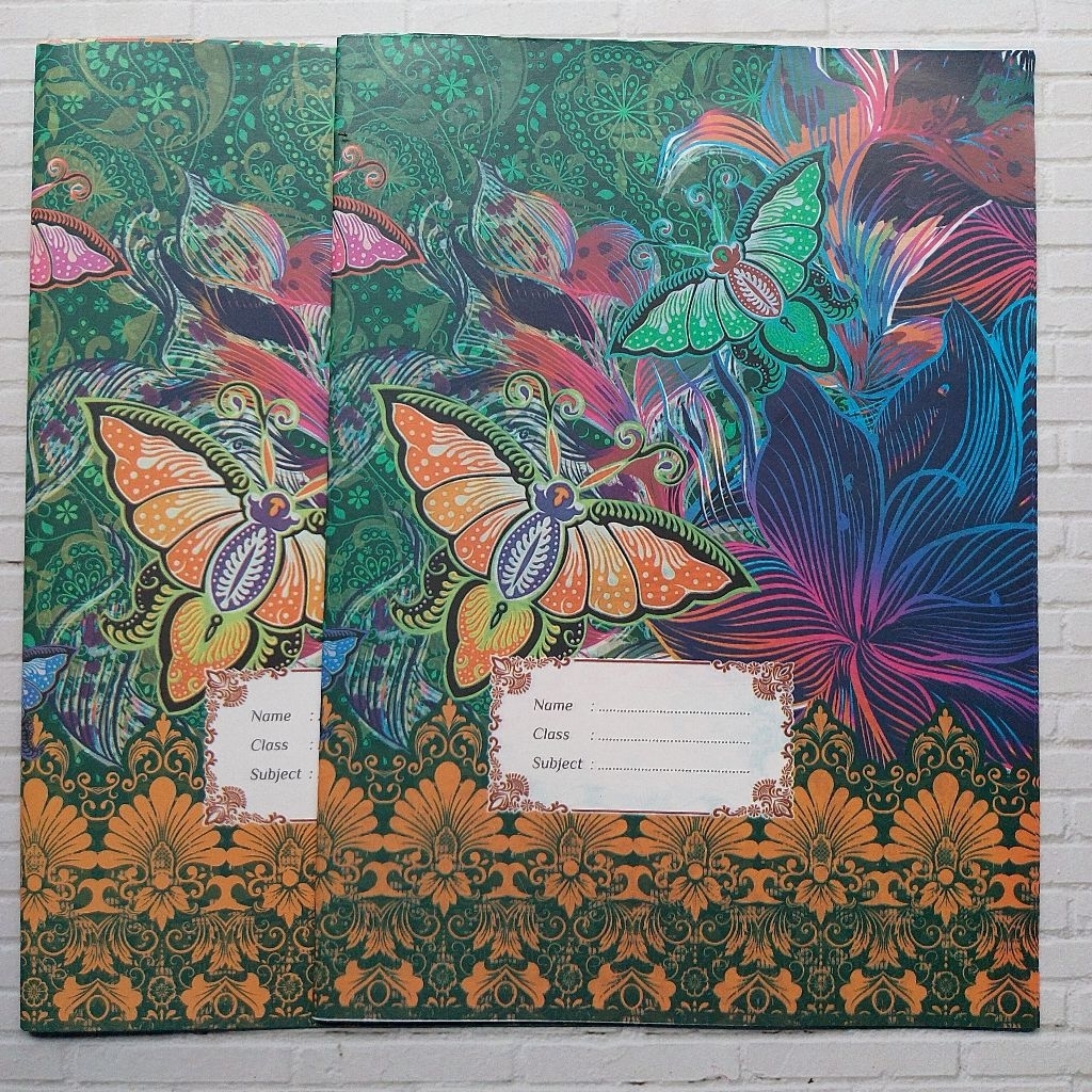 

20LEMBAR SAMPUL BUKU WARNA BUNGA/ UKURAN BUKU SIDU/ SAMPUL KWARTO A5