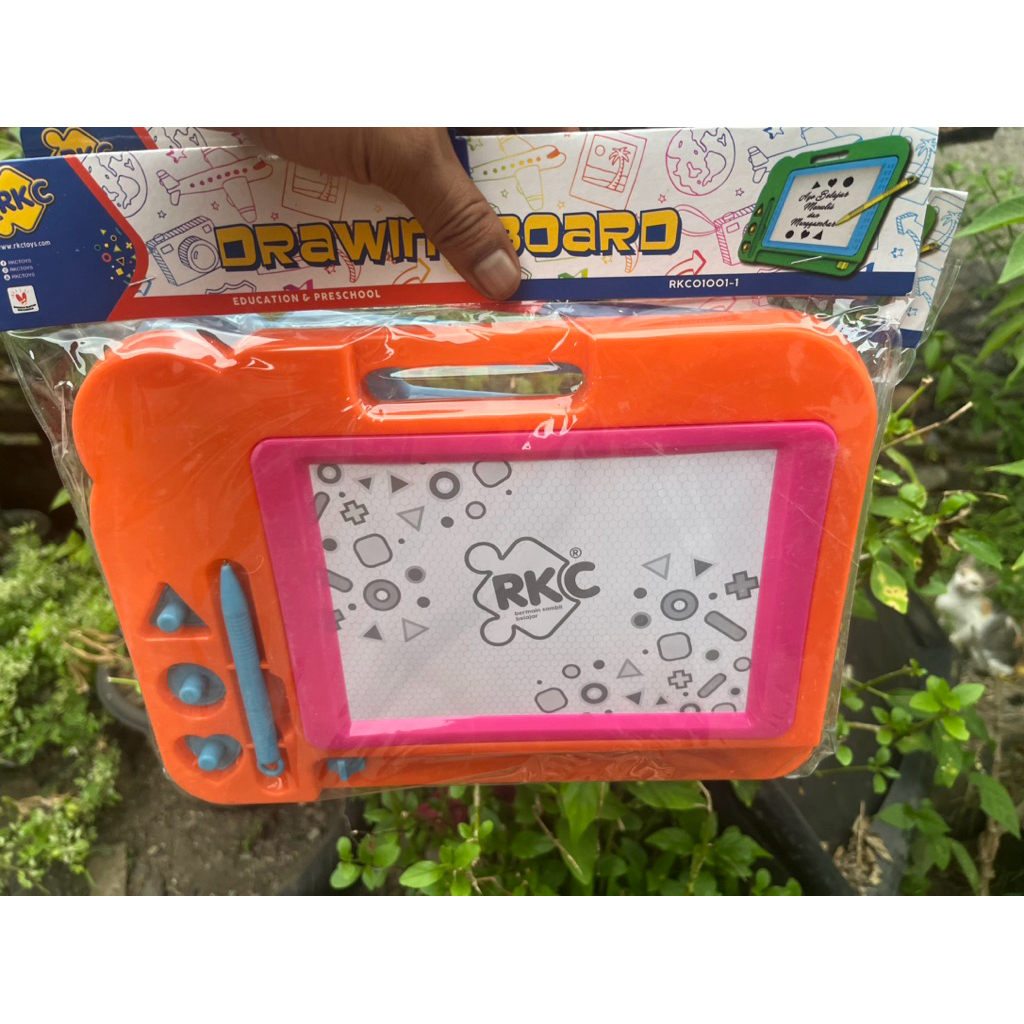 

papan tulis magnetik serba guna.mainan tulis anak anak/ hp table mainan papan tulis 8.5 inci
