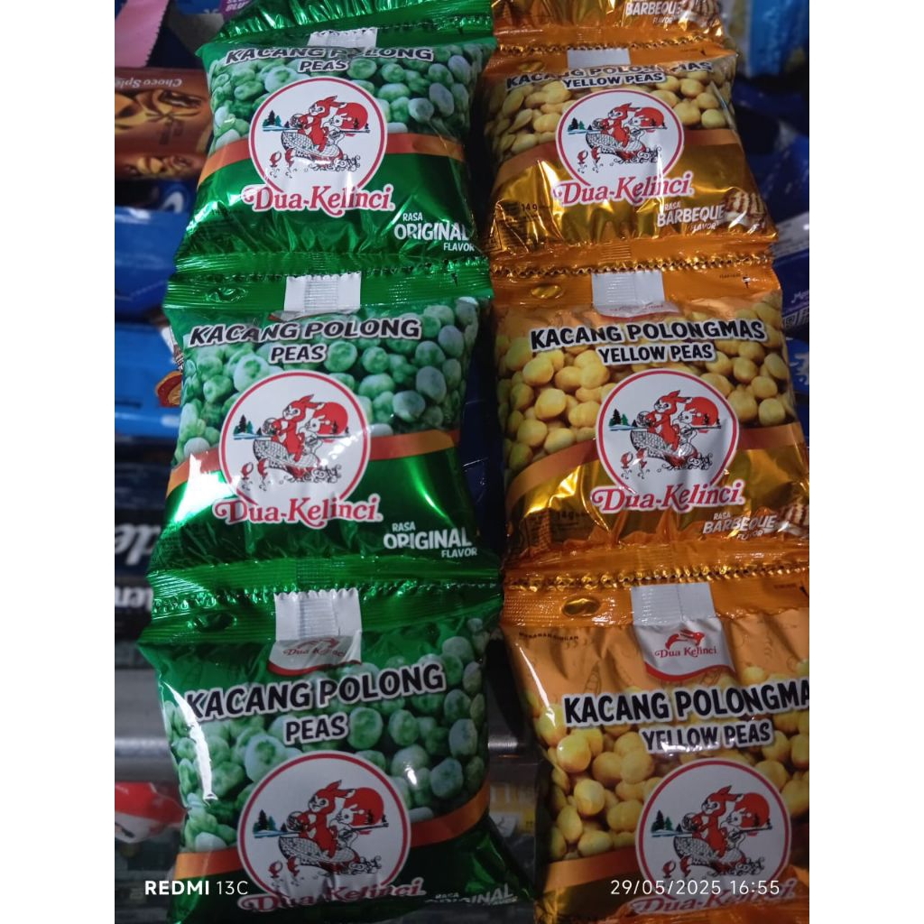 

KACANG POLONG DUA KELINCI RENCENG ISI 10 PCS