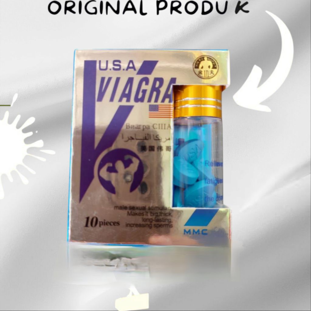 Viagra Mmc Original Obat Menambah Stamina  Pria Pil Biru Asli