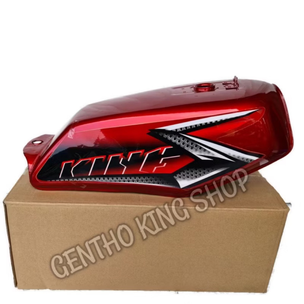 TENGKI TANGKI bensin full tank RX KING MERAH MARUN LIST 2008