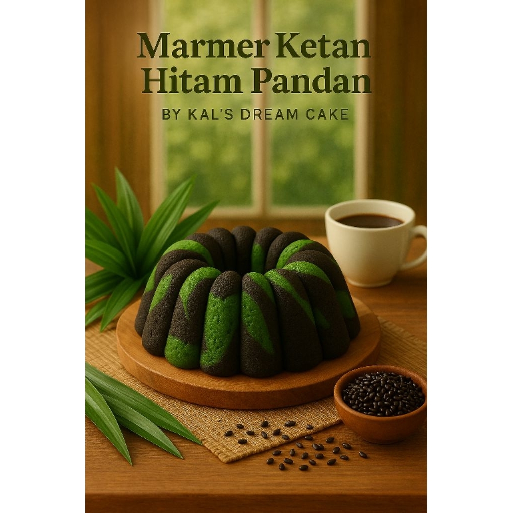 

Marmer Pandan Ketan Hitam by Kal's Cake