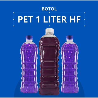 Botol 1 Liter Botol Plastik Kosong 1L Botol PET 1000ML HF Food Grade
