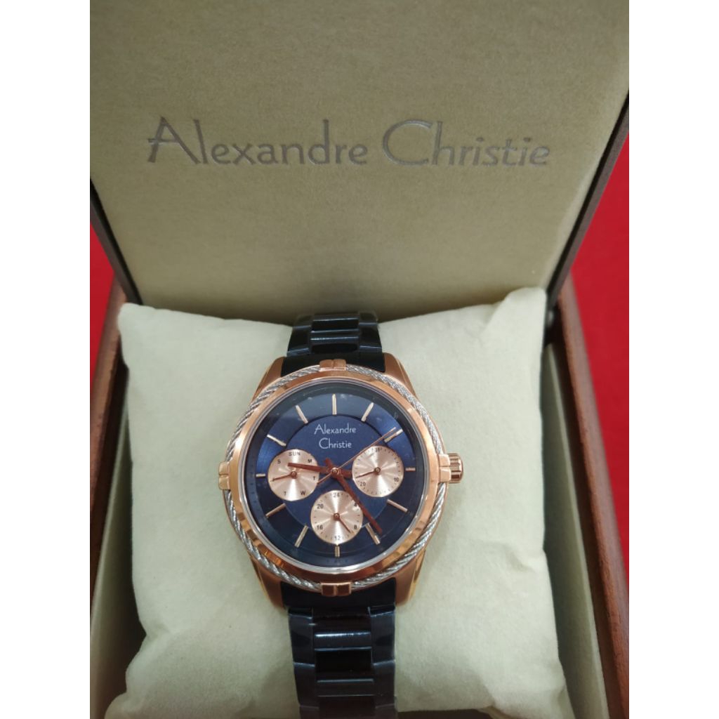 Jam Tangan Wanita ALEXANDRE CHRISTIE 2843BF Original