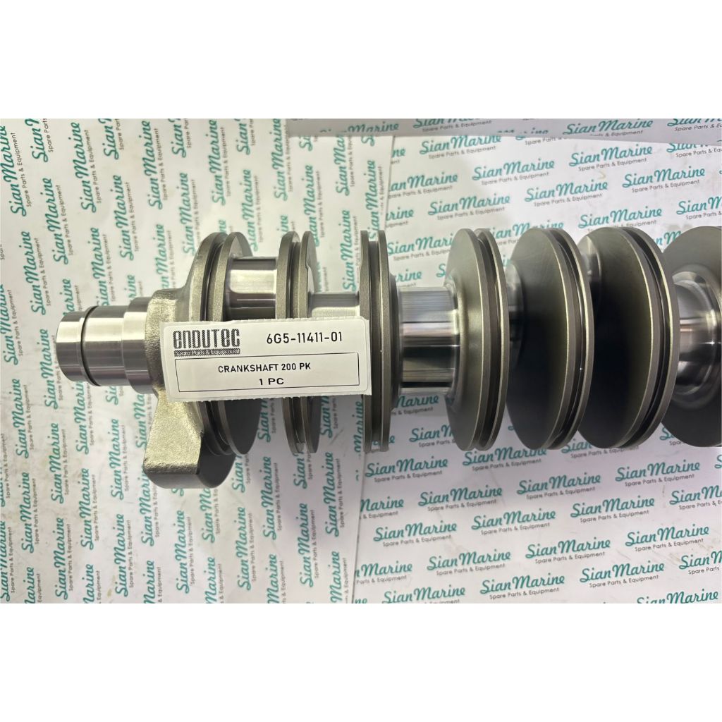 6G5-11411-01 CRANKSHAFT 200PK  / SUKU CADANG MESIN TEMPEL / SPAREPART OUTBOARD 200PK